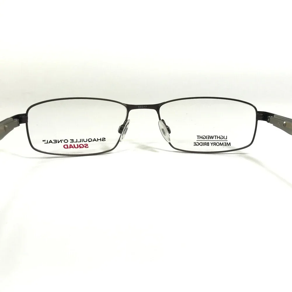 Shaquille O'Neal Eyeglasses Frames Squad 502M 058 Brown Nude Wrap 53-17-140